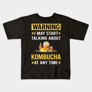 Warning Kombucha Booch Kids T-Shirt